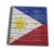 3dRose db_156968_1 National Flag of Philippines Painted Onto a Brick Wall Filipino Drawing Book, 8 by 8-Inch