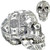 100 Dollar Bill Benjamin Franklin Money Skull Figurine
