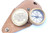 NEOVIVID Go Confidently Quote Engraved Twist Open Brass Pocket Compass with Leather Case  Directional Magnetic Navigational Compass  Nautical Compass