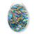 Amia Sea Turtles  Medium Oval Glass Suncatcher Multicolored