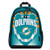 NFL Miami Dolphins  Lightning  Backpack  6 5  x 5 5  x 1