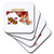 3dRose CST 192453 2 Flag and Map of Maryland with Each County Colored and Labeled Soft Coasters  Set of 8