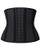 YIANNA Women s Underbust Breathable Short Torso Latex Waist Trainer Corset for Weight Loss Sports Workout Hourglass Body Shaper Fat Burner  YA110266 Black New 3XL