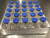 25 Pack 20ml Serum Clear Glass Vials with Light Blue Flip Off Caps Injection Vials