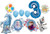 Frozen 2 Party Supplies 3rd Birthday Elsa  Anna  Olaf and Nokk Balloon Bouquet Decorations
