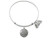 Wind and Fire Expandable Bangle Guardian Angel Prayer Brass