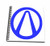 3dRose db_193522_1 Borderlands. Blue. Drawing Book, 8 by 8-Inch