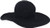 San Diego Hat Company Women s Cotton Crochet 4 Inch Brim Floppy Hat  Black  One Size