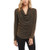 Karen Kane Drape Neck Top Gold XL