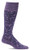 Sockwell Women s New Leaf Firm Graduated Compression Sock  Plum   M L