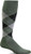Sockwell Men s Argyle Moderate Graduated Compression Sock  Eucalyptus   L XL