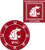 Westrick Washington State Cougars Napkins   Plates   64 Pieces  Serves 32