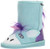 MUK LUKS Boys Rainy Unicorn Boots Fashion  Mint  10 M US Little Kid