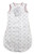 SwaddleDesigns Microfleece Sleeping Sack with 2-Way Zipper, Pastel Pink and Sterling Dots, 12-18MO