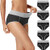 POKARLA Women s Soft Cotton Briefs Underwear Breathable High Waisted Full Coverage Ladies Panties 5 Pack Black Large POKARLA Women s Soft Cotton Briefs Underwear Breathable High Waisted Full Coverage Ladies Panties 5 Pack Black Large