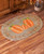 The Lakeside Collection 20 x 30 Pumpkin Patch Accent Rug