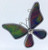 Handcrafted Rainbow Butterfly Suncatcher Stained Glass Ornament