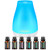 InnoGear Essential Oil Diffuser with Oils  150ml Aromatherapy Diffuser with 6 Essential Oils Set  Aroma Cool Mist Humidifier Gift Set  White