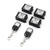 eMylo DC 6V 4X 1CH 433Mhz RF Wireless Remote Control Relay 2pcs Switch Transmitter with Receiver Learning Code