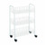 Metaltex USA Inc. Rolling Cart, White, 3-Tier