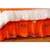 College Covers Clemson Tigers Printed Dust Fashions Ruffle  Twin