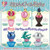 Gashapon Sailor Moon Prism Perfume Bottle 2 Set