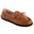 isotoner mens Whipstitch Gel Infused Memory Foam Moccasin  Cognac  13 14 US
