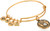 Alex and Ani Claddagh Rafaelian Gold Bangle Bracelet