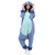 NAITOKE Adult Stitch Onesies Animal Pajamas Cosplay Costumes Party Wear Blue Cartoon Sleepwear