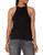 Calvin Klein Women s Cutaway Tank Top  Black  Large