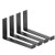 Shelf Brackets  12 Inch Heavy Duty Black Metal Floating Wall Mounted Shelf Bracket for Shelves Corner L Bracket for Wall Shelves DITY Kitchen Shelving