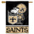 WinCraft New Orleans Saints Sir Saint Mascot Double Sided House Flag