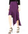 Bar III Asymmetrical Midi Skirt Purple Dynasty 12