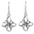 NOVICA  925 Sterling Silver Dangle Earrings  Endless Ribbon