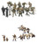 2 Sets of Tamiya Military Assembly Models Bundle   WW2 Infantry   Russians with Tank Crew and German Panzer Grenadier  Japan Import