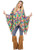 Fun World Women s Hippie Poncho Costume Standard