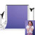 UrcTepics 5x7ft Microfiber Purple Portrait Background for Photographers Solid Pure Color Photography Backdrop Video Studio Props