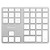 Macally Wireless Number Pad for Laptop   Rechargeable Bluetooth Keypad   Ultra Slim 35 Key Numeric Keypad for Entering Data Compatible with MacBook  iPad  iPhone  iOS  Laptop  Windows  Android