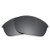 Revant Replacement Lenses for Oakley Flak Jacket  Polarized  Black Chrome MirrorShield