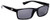 Guideline Eyegear Sunglass with Deepwater Gray Lens  Shiny Black  Medium Large