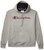 Champion Men s Powerblend Applique Hoodie  Oxford Gray  Medium