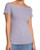 Free People Ahoy Solid Tee Lilac MD  Women s 8 10