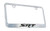 Dodge SRT Chrome Plated Metal License Plate Frame Holder