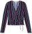 BCBGeneration Women s Blouse  Multi  X Small
