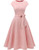 DRESSTELLS Women s Prom Tea Dress Vintage Swing Cocktail Party Dress with Cap Sleeves Blush XL