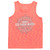 Schools Out Forever Tank  Pink and Melon  X Large