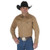Wrangler Men s Authentic Cowboy Cut Work Western Long Sleeve Firm Finish Shirt Rawhide XX Large