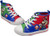 Super Mario Brothers Mario Luigi Kids Shoe  Nintendo Hi Top Sneaker Laces Toddlers Kids  Size 7 to 12  12 M US Little Kid  Green