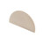 BBQ Future Half Moon Ceramic Heat Deflector Plates for Kamado Joe Big Joe I  II   III  1 Pack  White