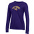 Elite Fan Shop LSU Tigers Womens Long Sleeve Tshirt Purple   Medium